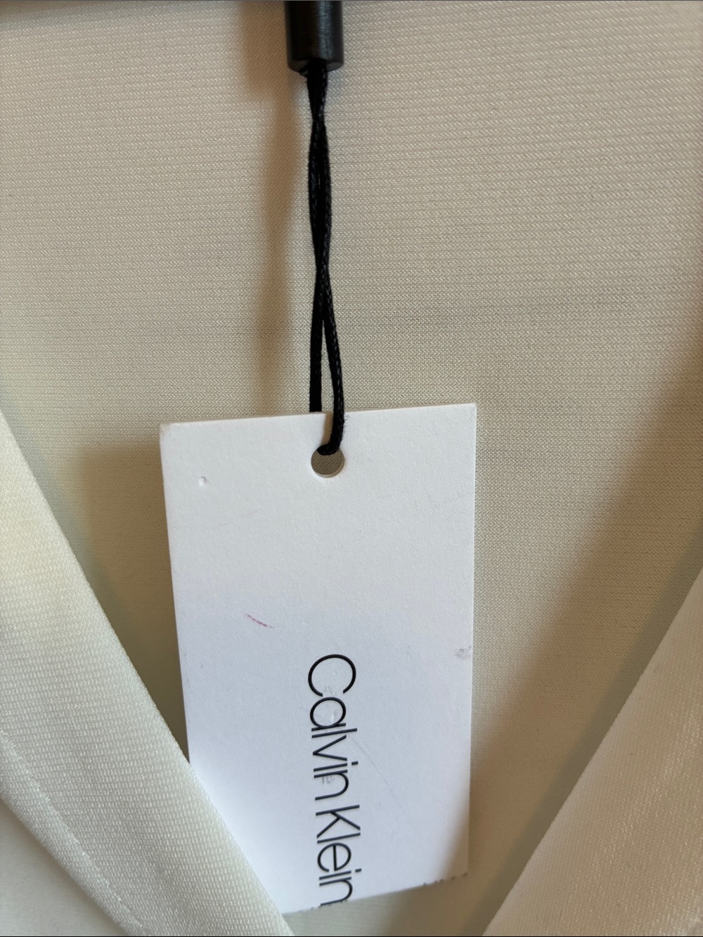 Calvin Klein Ivory/Cream Sleeveless V-Neck Pullover Top, sz XL, NWT - Picture 2 of 12